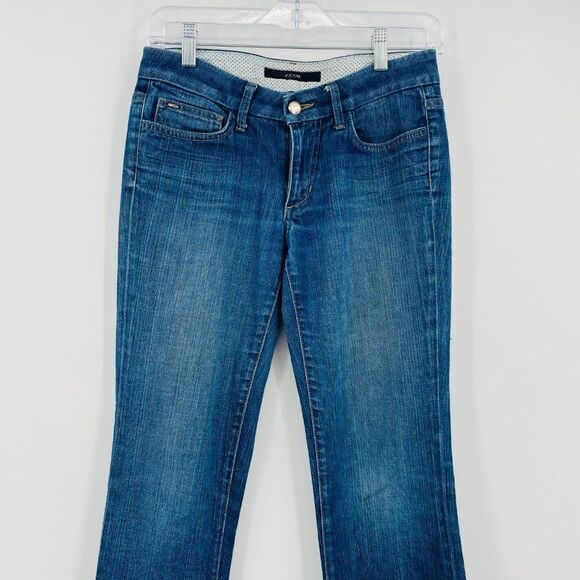 Joe's Jeans Size 26 Medium Wash Honey Crop Straight Leg Jeans Mid Rise - Picture 2 of 9